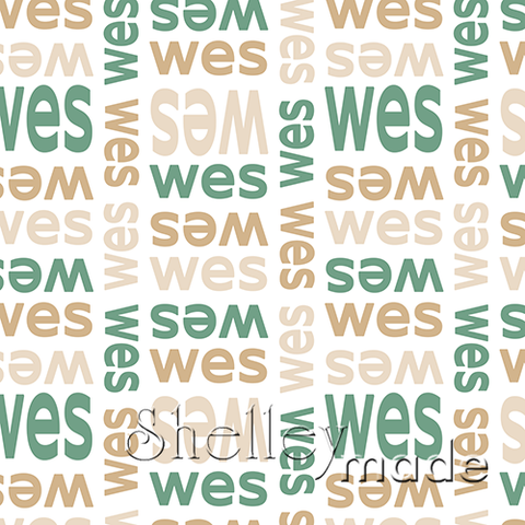 Wes - Stacked Design - Modern Bold