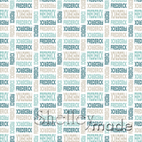 Frederick - Stacked Design - Modern Bold Upper Small
