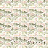 Hazel - Stacked Design - Modern Bold Upper Small