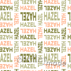 Hazel - Stacked Design - Modern Bold Upper