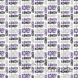 Korey - Stacked Design - Modern Bold Upper Small