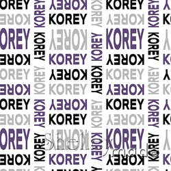 Korey - Stacked Design - Modern Bold Upper