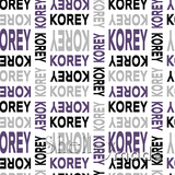 Korey - Stacked Design - Modern Bold Upper