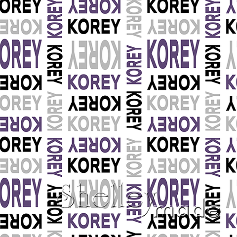 Korey - Stacked Design - Modern Bold Upper