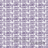 Korey - Stacked Design - Modern Bold Upper Small