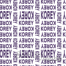 Korey - Stacked Design - Modern Bold Upper