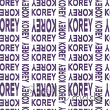 Korey - Stacked Design - Modern Bold Upper