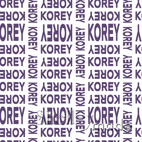 Korey - Stacked Design - Modern Bold Upper