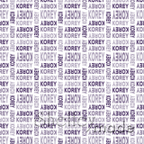 Korey - Stacked Design - Modern Bold Upper Small