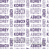 Korey - Stacked Design - Modern Bold Upper