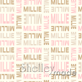 Millie - Stacked Design - Modern Bold Upper
