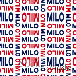Milo - Stacked Design - Modern Bold Upper