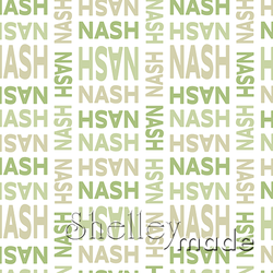 Nash - Stacked Design - Modern Bold Upper