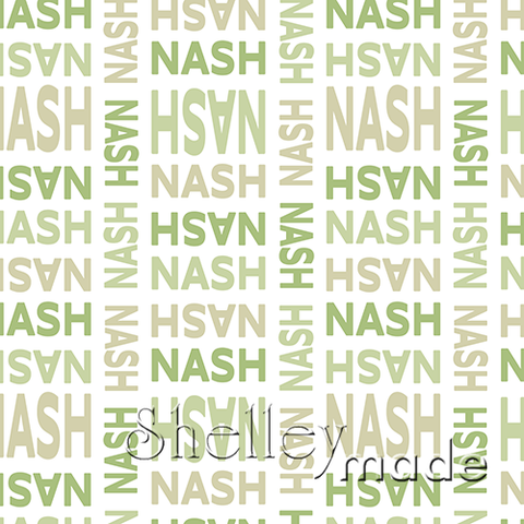 Nash - Stacked Design - Modern Bold Upper