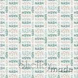 Nash - Stacked Design - Modern Bold Upper Small