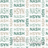 Nash - Stacked Design - Modern Bold Upper
