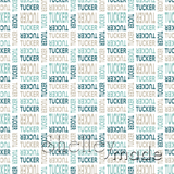 Tucker - Stacked Design - Modern Bold Upper Small