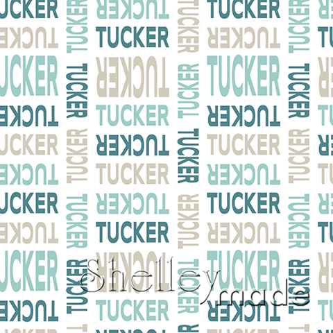Tucker - Stacked Design - Modern Bold Upper