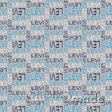 Levi - Stacked Design - Modern Upper Small