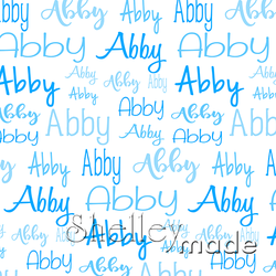 Abby - Typographic Design - Cursive