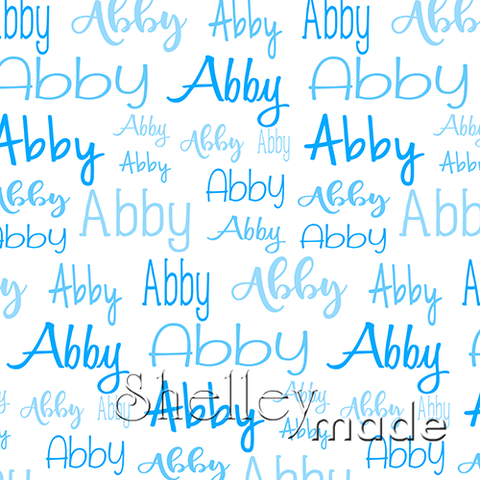 Abby - Typographic Design - Cursive