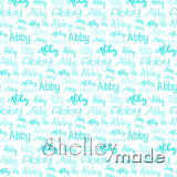 Abby - Typographic Design - Cursive Small
