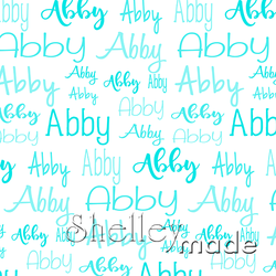 Abby - Typographic Design - Cursive