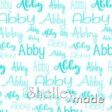 Abby - Typographic Design - Cursive