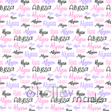 Alyssa - Typographic Design - Cursive Small