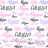 Alyssa - Typographic Design - Cursive