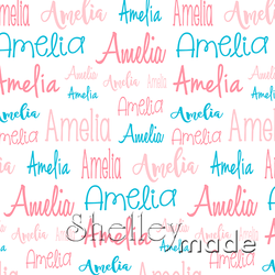 Amelia - Typographic Design - Cursive