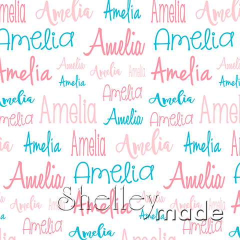 Amelia - Typographic Design - Cursive