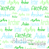 Archer - Typographic Design - Cursive