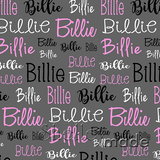 Billie - Typographic Design - Cursive