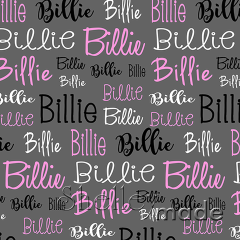 Billie - Typographic Design - Cursive