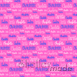 Charlotte - Typographic Design - Cursive Small
