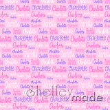 Charlotte - Typographic Design - Cursive Small