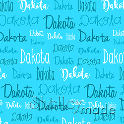 Dakota - Typographic Design - Cursive