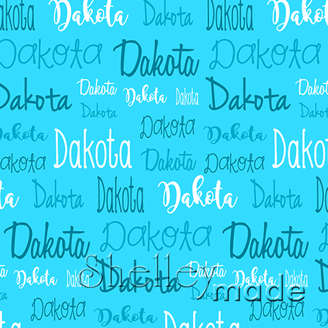 Dakota - Typographic Design - Cursive