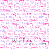 Darby - Typographic Design - Cursive Small