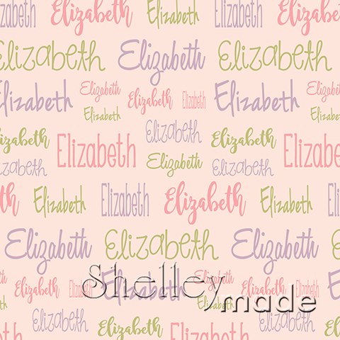 Elizabeth - Typographic Design - Cursive
