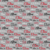 Elton - Typographic Design - Cursive Small