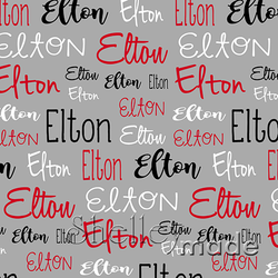 Elton - Typographic Design - Cursive