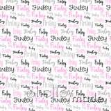 Finley - Typographic Design - Cursive Small