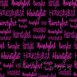 Hairstylist - Typographic Design - Cursive