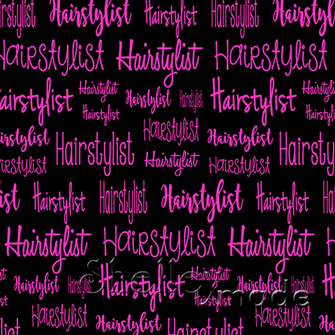 Hairstylist - Typographic Design - Cursive
