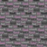 Hannah - Typographic Design - Cursive Small