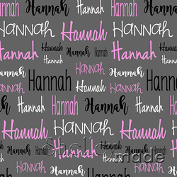 Hannah - Typographic Design - Cursive