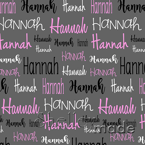 Hannah - Typographic Design - Cursive