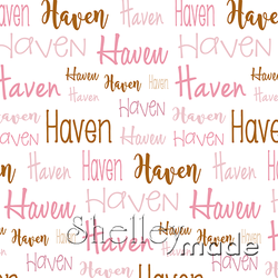 Haven - Typographic Design - Cursive